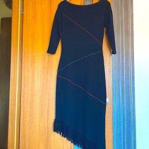 TERI JON WOOL DRESS